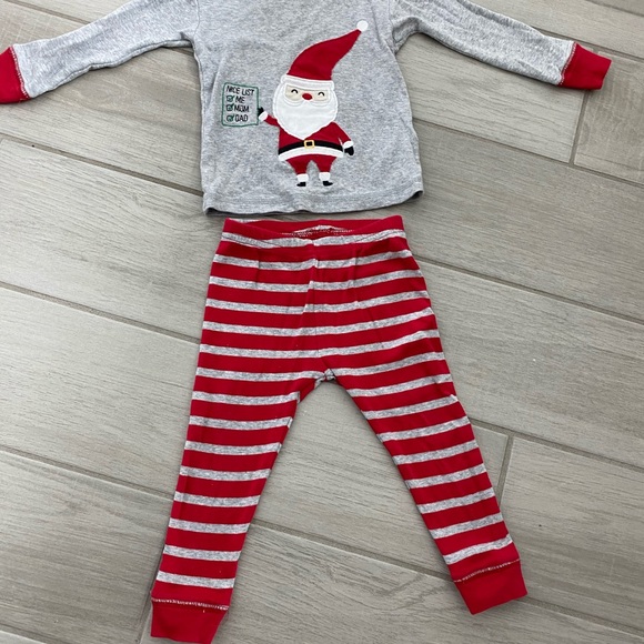 $15 for any 3 kids outfit-Carter’s Boys Santa Pjs - Picture 2 of 5